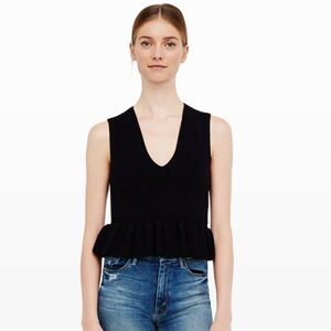 Club Monaco knit peplum top